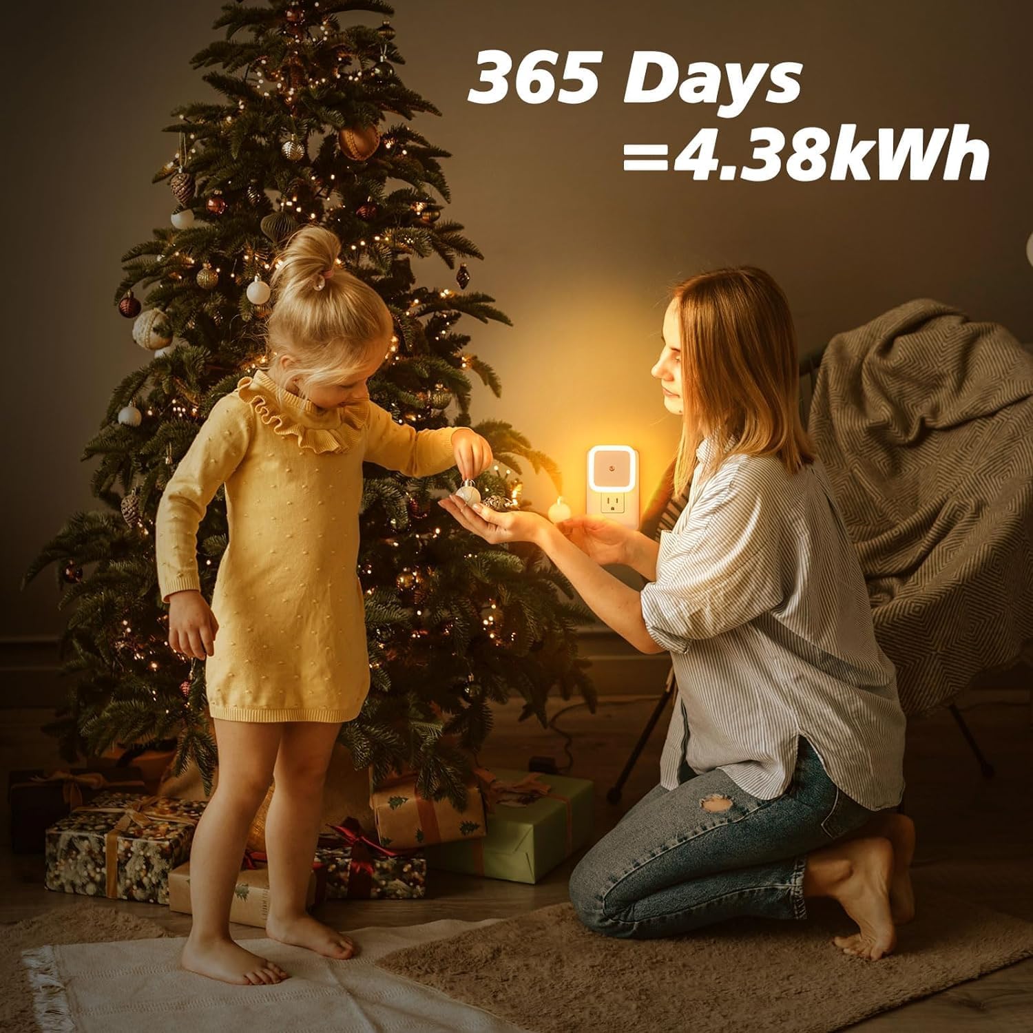 One94Store Smart Motion Sensor LED Light Bulb with Automatic On/Off and Dimmable Warm White Glow, Energy Efficient 7W LED Bulb for Home, Stairs, Kitchen, Bathroom, Wardrobe Lighting - Image 3